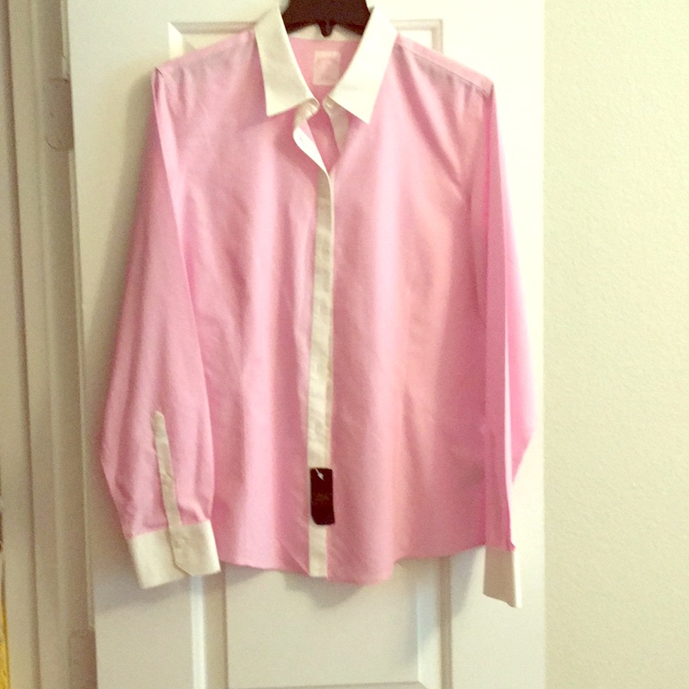 Brooks Brothers Pink Ladies Dress Shirt